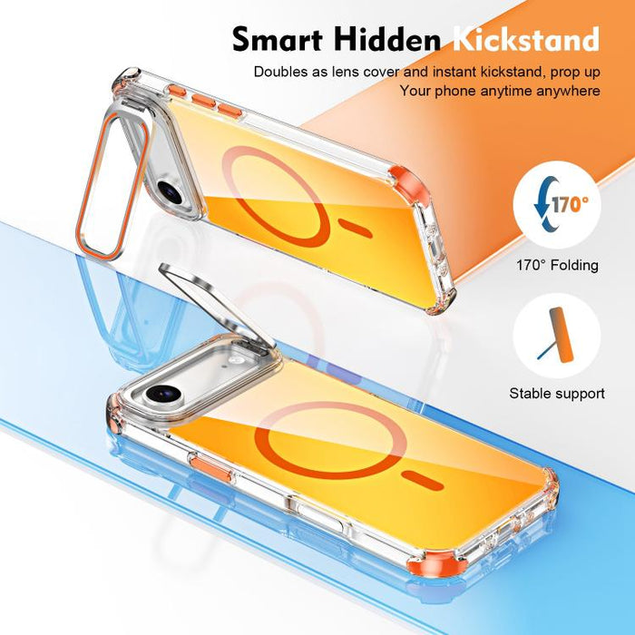 Funda magnética para teléfono con soporte y lente camaleón, For iPhone Air