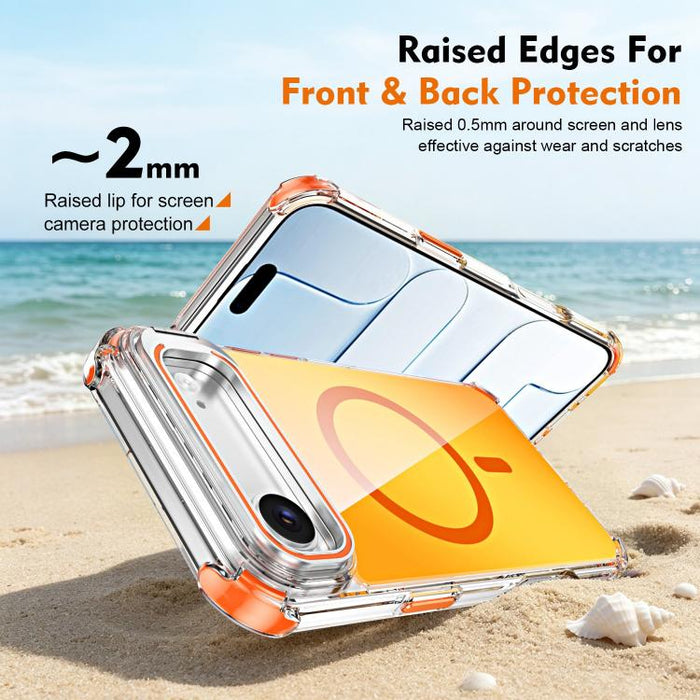Funda magnética para teléfono con soporte y lente camaleón, For iPhone Air