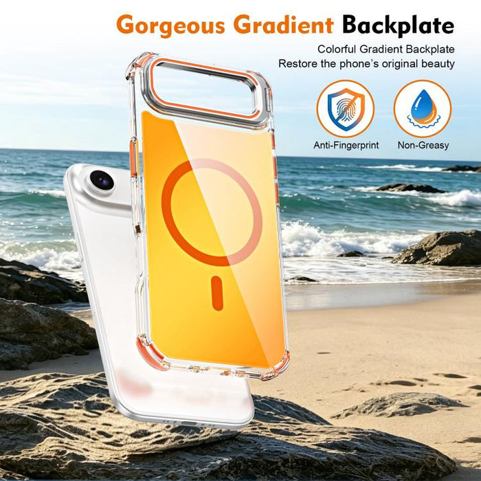 Funda magnética para teléfono con soporte y lente camaleón, For iPhone Air