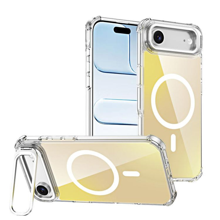 Funda magnética para teléfono con soporte y lente camaleón, For iPhone Air