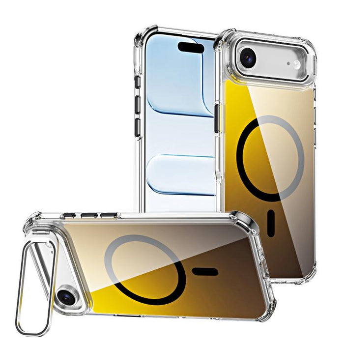 Funda magnética para teléfono con soporte y lente camaleón, For iPhone Air