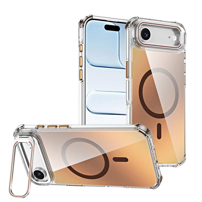 Funda magnética para teléfono con soporte y lente camaleón, For iPhone Air