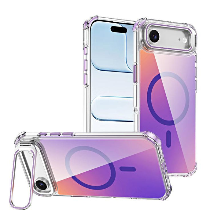 Funda magnética para teléfono con soporte y lente camaleón, For iPhone Air