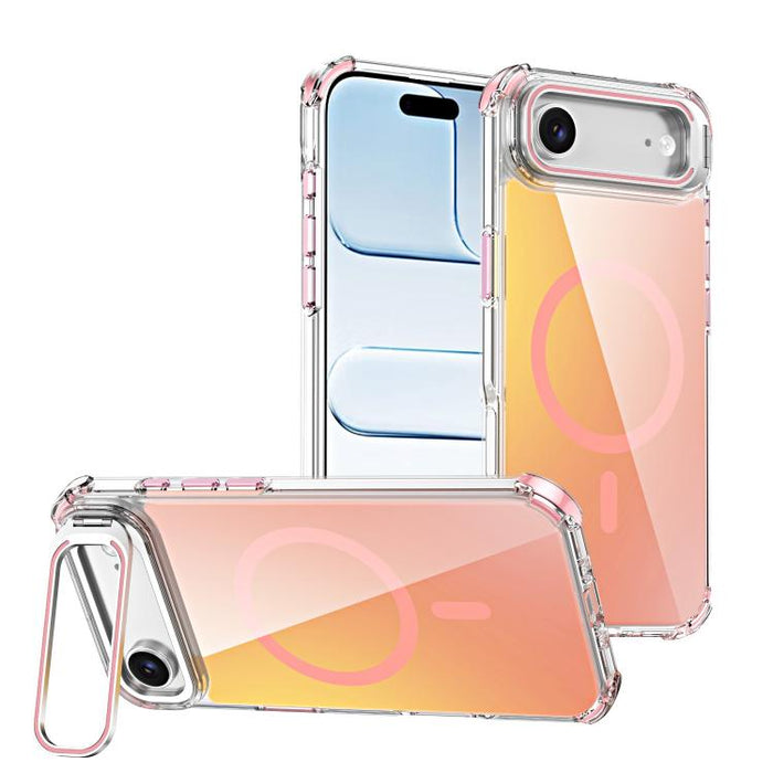 Funda magnética para teléfono con soporte y lente camaleón, For iPhone Air
