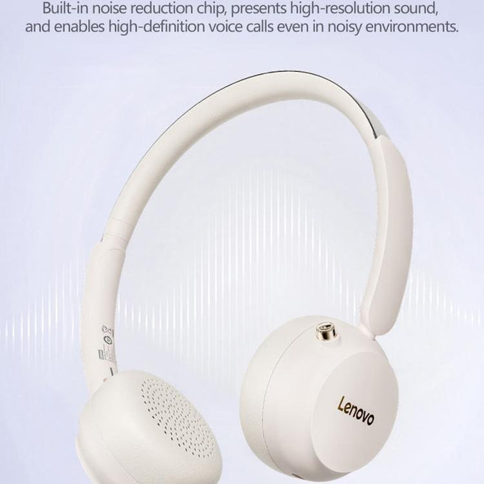 Auriculares Bluetooth Lenovo EB300 supraaurales con IA y reducción de ruido en llamadas., EB300