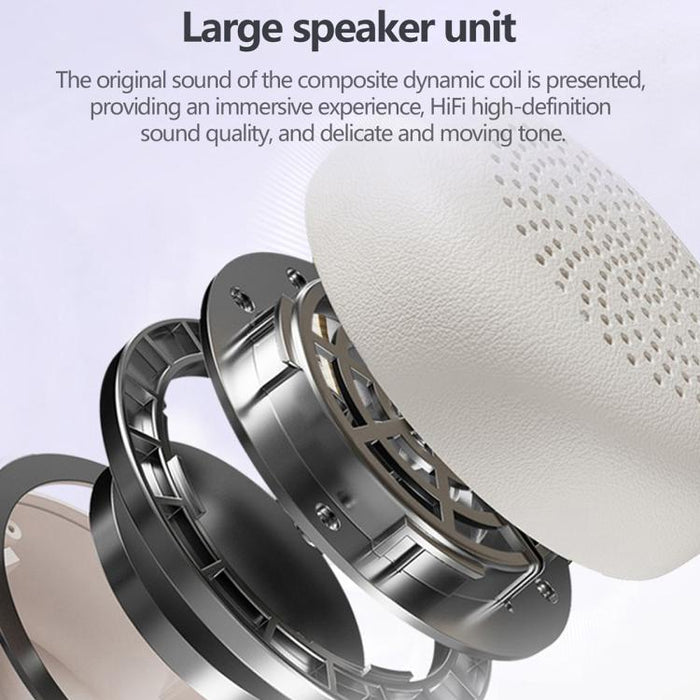 Auriculares Bluetooth Lenovo EB300 supraaurales con IA y reducción de ruido en llamadas., EB300