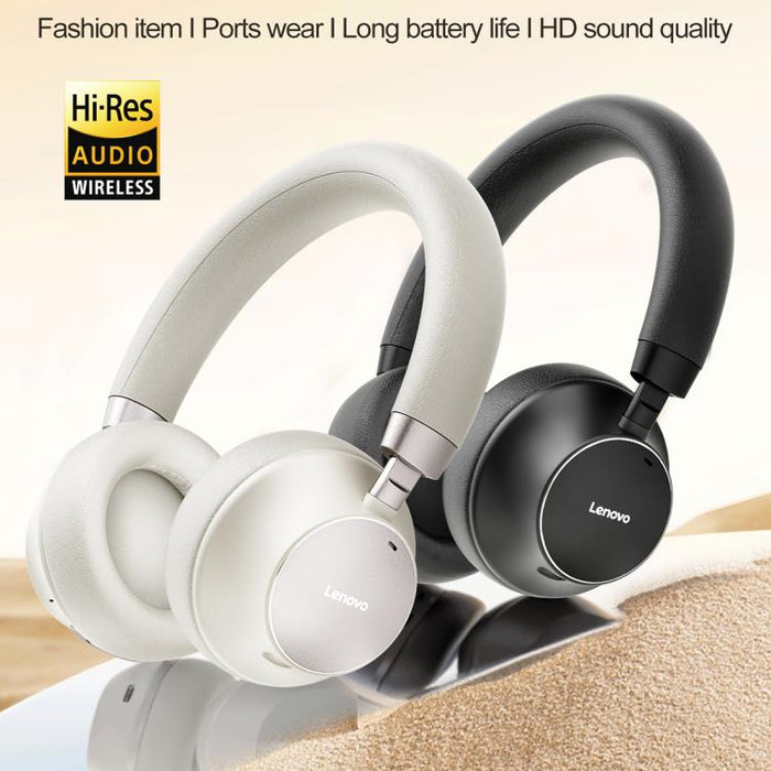 Auriculares Bluetooth Lenovo TB300 supraaurales con cancelación de ruido inteligente de doble modo, TB300