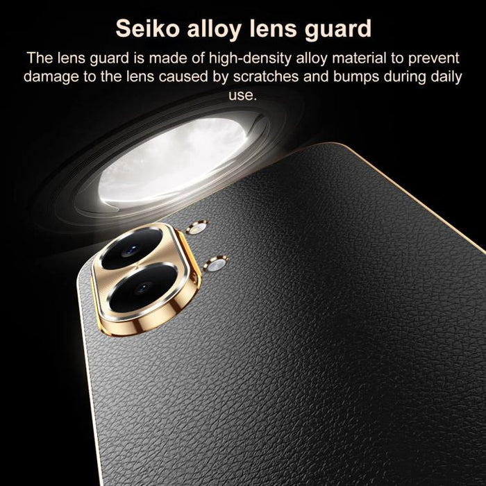 Funda para teléfono de PC + TPU con marco galvanizado y textura de lichi, de cuero vegano., For Redmi Turbo 5 Max, For Redmi Turbo 5, For Redmi K80 Ultra, For Redmi Turbo 4 Pro
