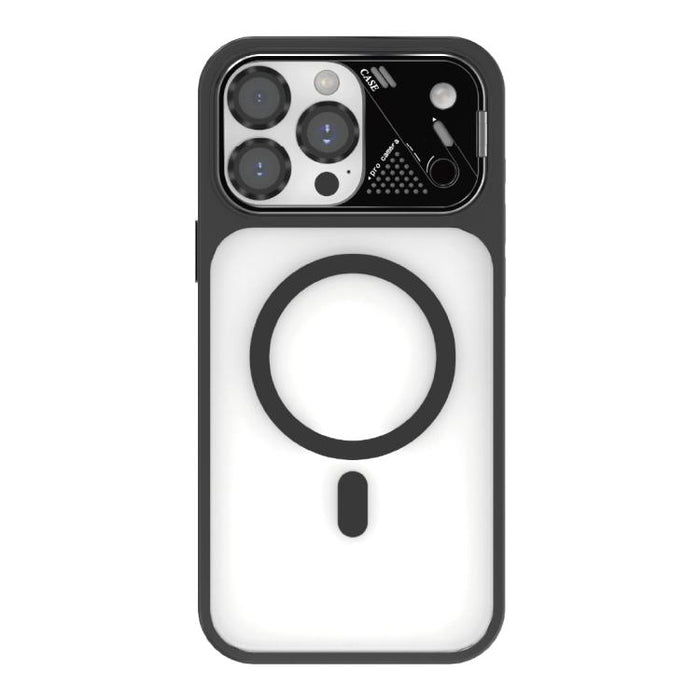 Funda magnética para teléfono con soporte y lente metálica, híbrida de PC y TPU, For iPhone 12 Pro Max, For iPhone 12 Pro, For iPhone 11 Pro Max, For iPhone 11