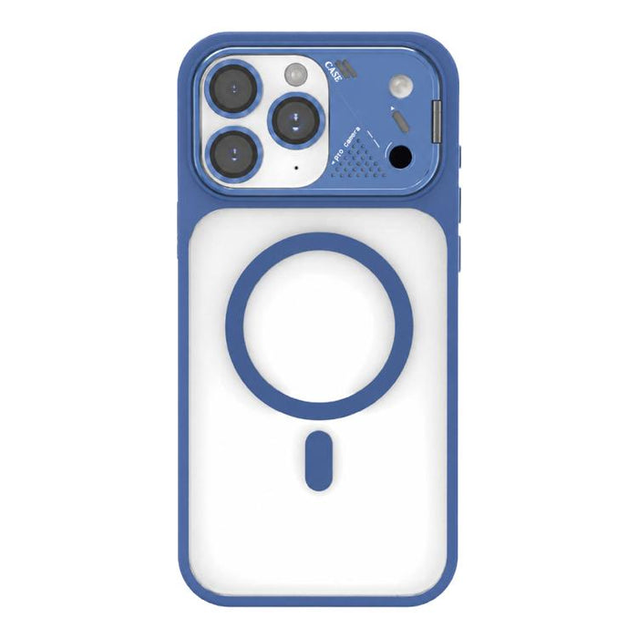 Funda magnética para teléfono con soporte y lente metálica, híbrida de PC y TPU, For iPhone 12 Pro Max, For iPhone 12 Pro, For iPhone 11 Pro Max, For iPhone 11