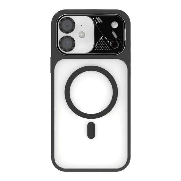Funda magnética para teléfono con soporte y lente metálica, híbrida de PC y TPU, For iPhone 12 Pro Max, For iPhone 12 Pro, For iPhone 11 Pro Max, For iPhone 11