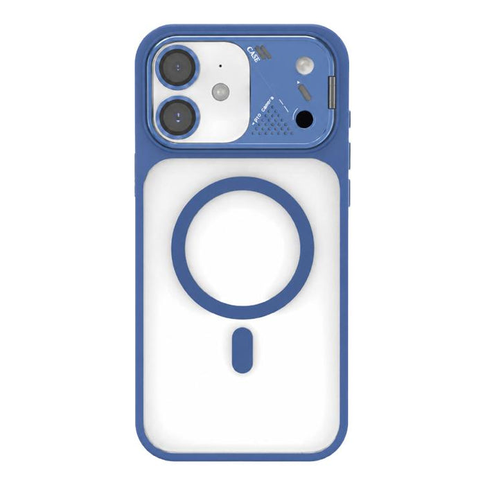 Funda magnética para teléfono con soporte y lente metálica, híbrida de PC y TPU, For iPhone 12 Pro Max, For iPhone 12 Pro, For iPhone 11 Pro Max, For iPhone 11