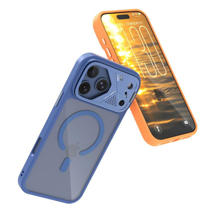 Funda magnética para teléfono con soporte y lente metálica, híbrida de PC y TPU, For iPhone 12 Pro Max, For iPhone 12 Pro, For iPhone 11 Pro Max, For iPhone 11