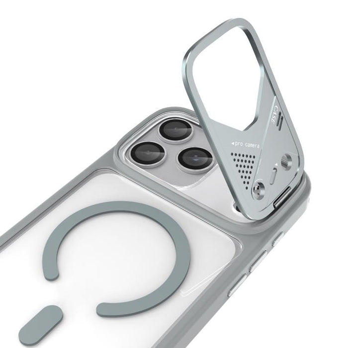 Funda magnética para teléfono con soporte y lente metálica, híbrida de PC y TPU, For iPhone 12 Pro Max, For iPhone 12 Pro, For iPhone 11 Pro Max, For iPhone 11