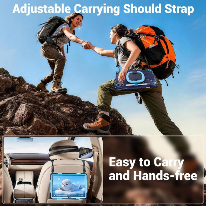 Funda híbrida de silicona para tablet con soporte y correa para el hombro., For Xiaomi Redmi Pad 2 Pro 12.1 2026