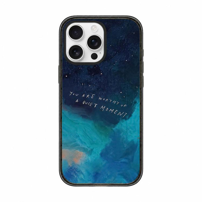 Funda para teléfono de TPU acrílica con acuarela azul profundo y tranquilo, For iPhone 12, For iPhone 12 Pro Max, For iPhone 12 Pro, For iPhone 11