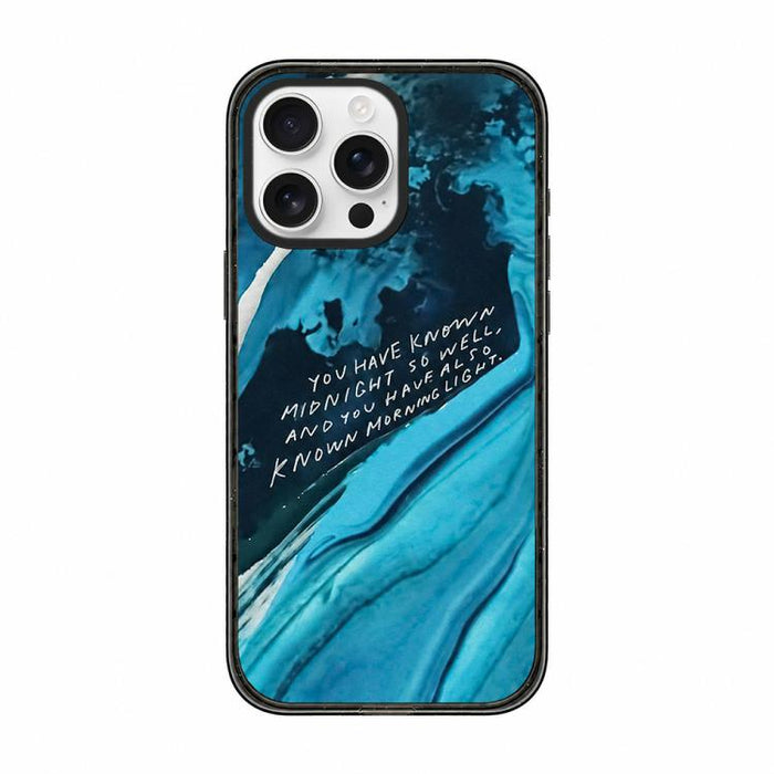 Funda para teléfono de TPU acrílica con acuarela azul profundo y tranquilo, For iPhone 12, For iPhone 12 Pro Max, For iPhone 12 Pro, For iPhone 11