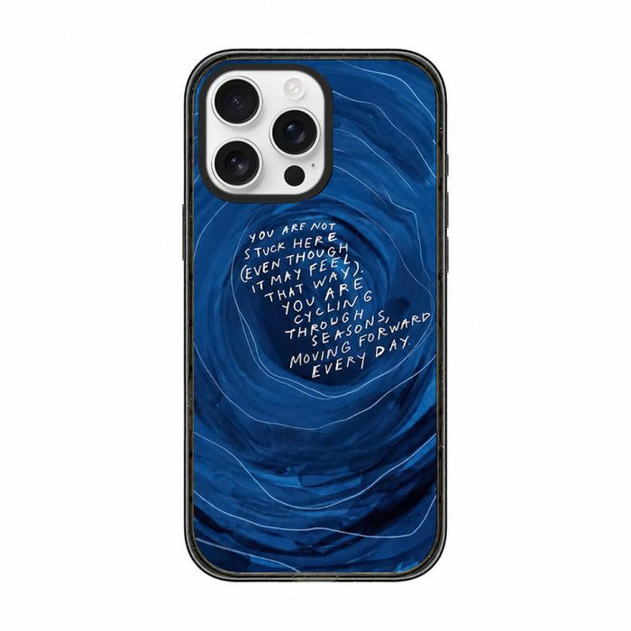 Funda para teléfono de TPU acrílica con acuarela azul profundo y tranquilo, For iPhone 12, For iPhone 12 Pro Max, For iPhone 12 Pro, For iPhone 11