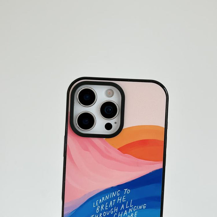 Funda para teléfono de TPU acrílica con acuarela azul profundo y tranquilo, For iPhone 12, For iPhone 12 Pro Max, For iPhone 12 Pro, For iPhone 11