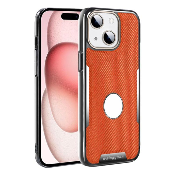 Funda para teléfono de policarbonato con textura de diamante antihuellas y piel vegana, For iPhone 17 Pro Max, For iPhone 15 Pro, For iPhone 15, For iPhone 14 Plus, For iPhone 14, For iPhone 14 Pro, For iPhone 14 Pro Max, For iPhone 13 Pro Max         ...