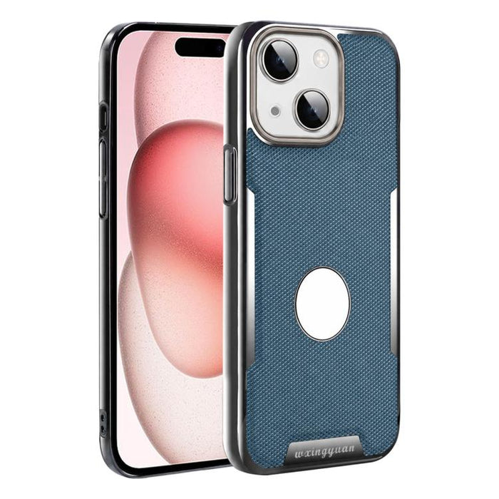 Funda para teléfono de policarbonato con textura de diamante antihuellas y piel vegana, For iPhone 17 Pro Max, For iPhone 15 Pro, For iPhone 15, For iPhone 14 Plus, For iPhone 14, For iPhone 14 Pro, For iPhone 14 Pro Max, For iPhone 13 Pro Max         ...
