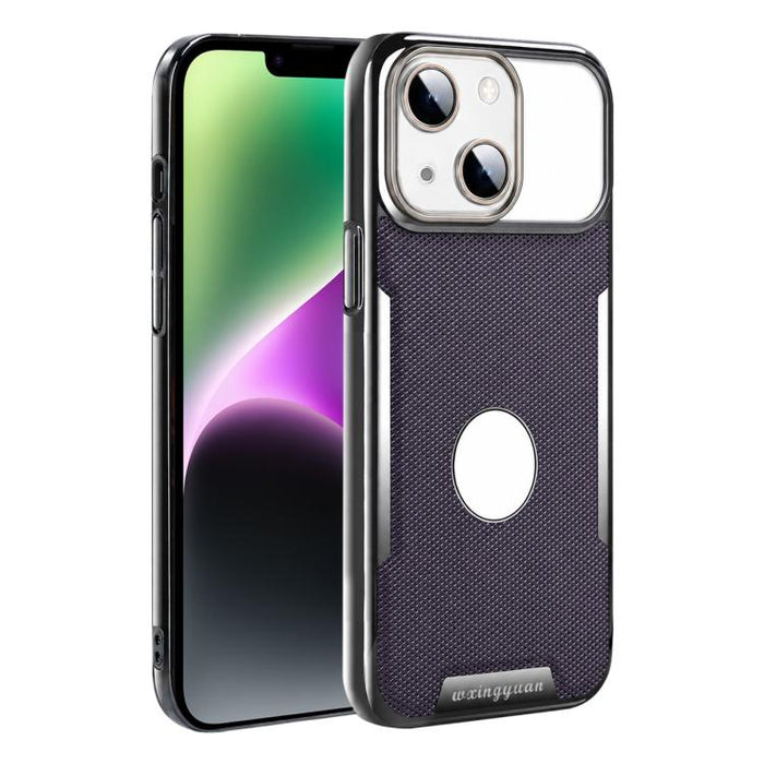 Funda para teléfono de policarbonato con textura de diamante antihuellas y piel vegana, For iPhone 17 Pro Max, For iPhone 15 Pro, For iPhone 15, For iPhone 14 Plus, For iPhone 14, For iPhone 14 Pro, For iPhone 14 Pro Max, For iPhone 13 Pro Max         ...