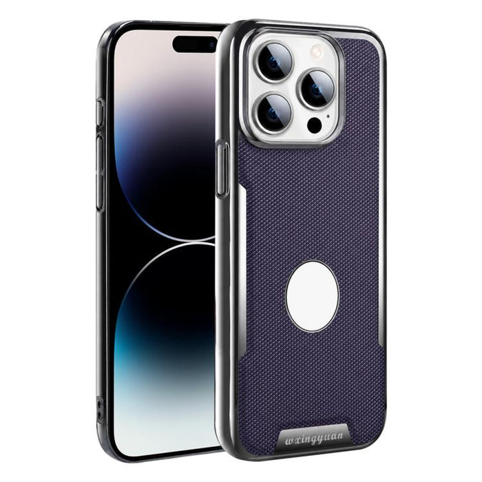 Funda para teléfono de policarbonato con textura de diamante antihuellas y piel vegana, For iPhone 17 Pro Max, For iPhone 15 Pro, For iPhone 15, For iPhone 14 Plus, For iPhone 14, For iPhone 14 Pro, For iPhone 14 Pro Max, For iPhone 13 Pro Max         ...