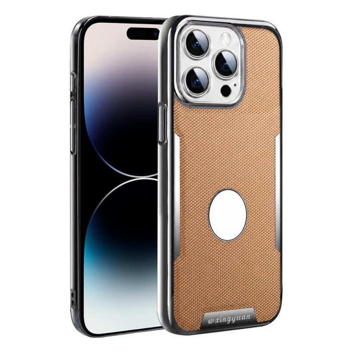 Funda para teléfono de policarbonato con textura de diamante antihuellas y piel vegana, For iPhone 17 Pro Max, For iPhone 15 Pro, For iPhone 15, For iPhone 14 Plus, For iPhone 14, For iPhone 14 Pro, For iPhone 14 Pro Max, For iPhone 13 Pro Max         ...