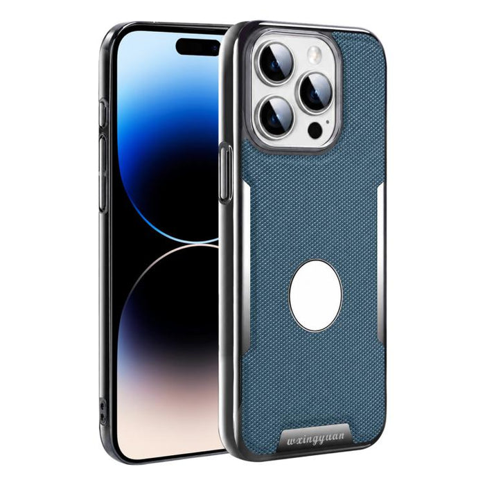 Funda para teléfono de policarbonato con textura de diamante antihuellas y piel vegana, For iPhone 17 Pro Max, For iPhone 15 Pro, For iPhone 15, For iPhone 14 Plus, For iPhone 14, For iPhone 14 Pro, For iPhone 14 Pro Max, For iPhone 13 Pro Max         ...