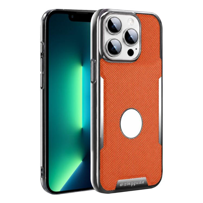 Funda para teléfono de policarbonato con textura de diamante antihuellas y piel vegana, For iPhone 17 Pro Max, For iPhone 15 Pro, For iPhone 15, For iPhone 14 Plus, For iPhone 14, For iPhone 14 Pro, For iPhone 14 Pro Max, For iPhone 13 Pro Max         ...