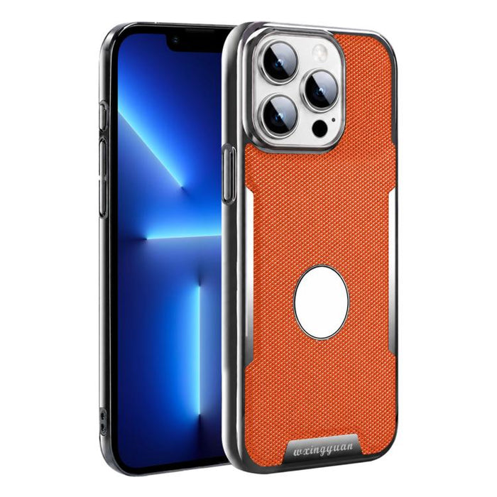 Funda para teléfono de policarbonato con textura de diamante antihuellas y piel vegana, For iPhone 17 Pro Max, For iPhone 15 Pro, For iPhone 15, For iPhone 14 Plus, For iPhone 14, For iPhone 14 Pro, For iPhone 14 Pro Max, For iPhone 13 Pro Max         ...