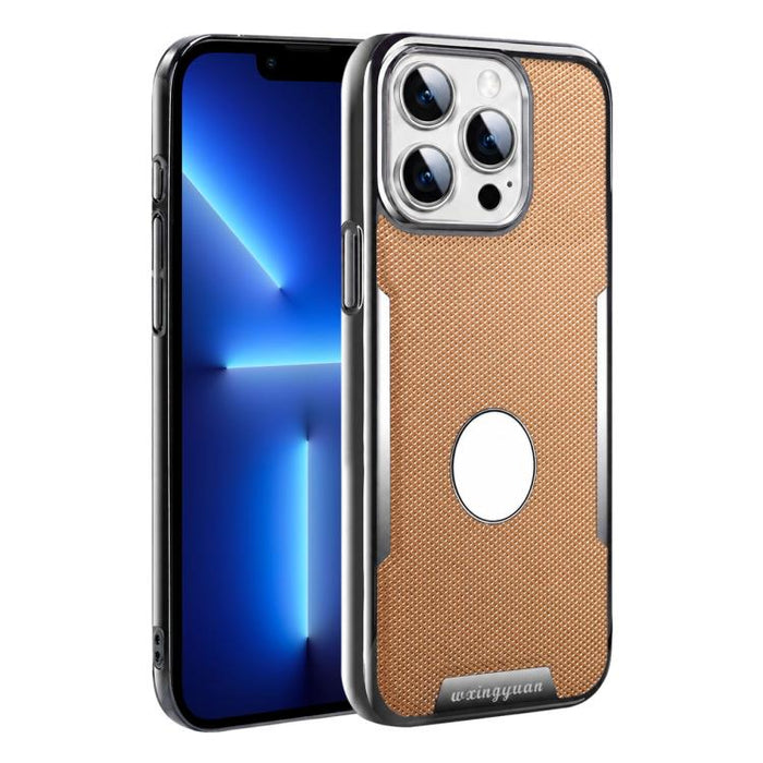 Funda para teléfono de policarbonato con textura de diamante antihuellas y piel vegana, For iPhone 17 Pro Max, For iPhone 15 Pro, For iPhone 15, For iPhone 14 Plus, For iPhone 14, For iPhone 14 Pro, For iPhone 14 Pro Max, For iPhone 13 Pro Max         ...