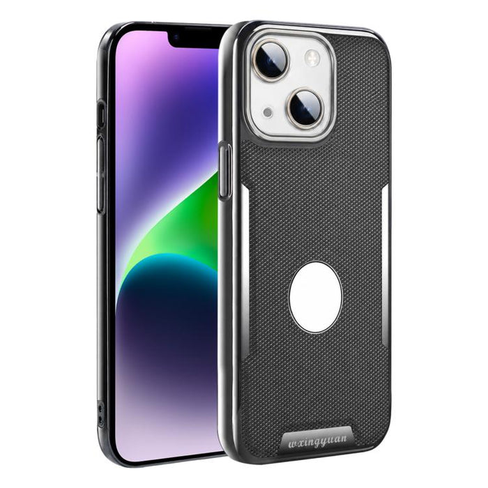 Funda para teléfono de policarbonato con textura de diamante antihuellas y piel vegana, For iPhone 17 Pro Max, For iPhone 15 Pro, For iPhone 15, For iPhone 14 Plus, For iPhone 14, For iPhone 14 Pro, For iPhone 14 Pro Max, For iPhone 13 Pro Max         ...