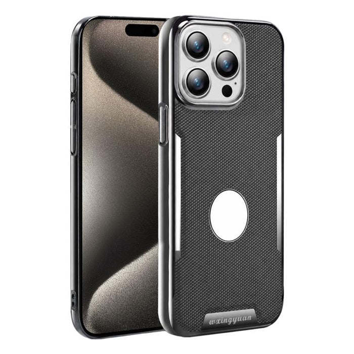 Funda para teléfono de policarbonato con textura de diamante antihuellas y piel vegana, For iPhone 17 Pro Max, For iPhone 15 Pro, For iPhone 15, For iPhone 14 Plus, For iPhone 14, For iPhone 14 Pro, For iPhone 14 Pro Max, For iPhone 13 Pro Max         ...