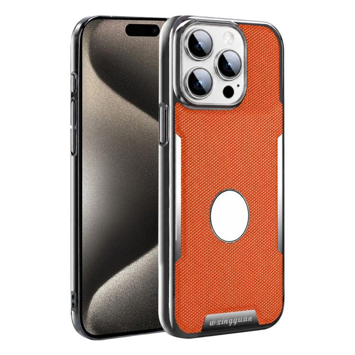 Funda para teléfono de policarbonato con textura de diamante antihuellas y piel vegana, For iPhone 17 Pro Max, For iPhone 15 Pro, For iPhone 15, For iPhone 14 Plus, For iPhone 14, For iPhone 14 Pro, For iPhone 14 Pro Max, For iPhone 13 Pro Max         ...