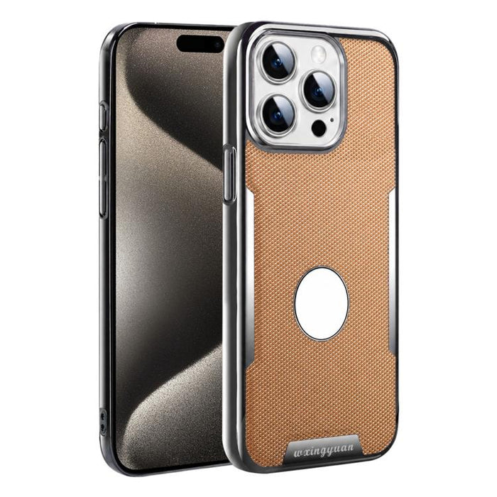 Funda para teléfono de policarbonato con textura de diamante antihuellas y piel vegana, For iPhone 17 Pro Max, For iPhone 15 Pro, For iPhone 15, For iPhone 14 Plus, For iPhone 14, For iPhone 14 Pro, For iPhone 14 Pro Max, For iPhone 13 Pro Max         ...