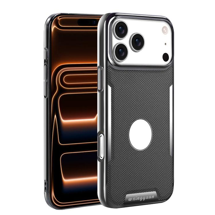 Funda para teléfono de policarbonato con textura de diamante antihuellas y piel vegana, For iPhone 17 Pro Max, For iPhone 15 Pro, For iPhone 15, For iPhone 14 Plus, For iPhone 14, For iPhone 14 Pro, For iPhone 14 Pro Max, For iPhone 13 Pro Max         ...
