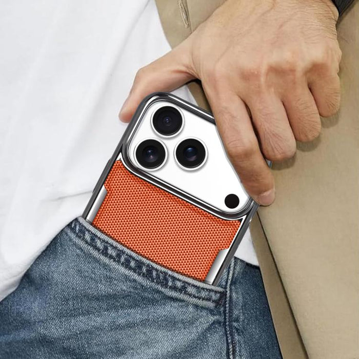 Funda para teléfono de policarbonato con textura de diamante antihuellas y piel vegana, For iPhone 17 Pro Max, For iPhone 15 Pro, For iPhone 15, For iPhone 14 Plus, For iPhone 14, For iPhone 14 Pro, For iPhone 14 Pro Max, For iPhone 13 Pro Max         ...