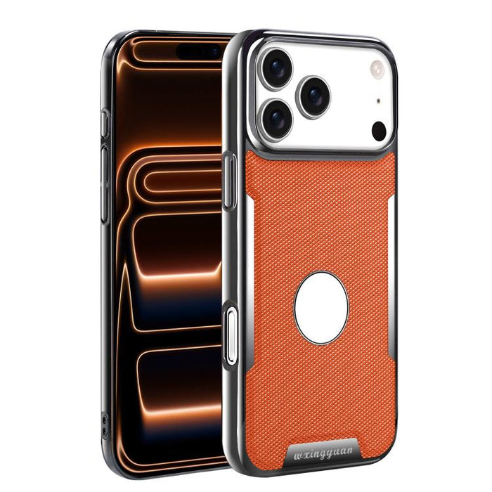 Funda para teléfono de policarbonato con textura de diamante antihuellas y piel vegana, For iPhone 17 Pro Max, For iPhone 15 Pro, For iPhone 15, For iPhone 14 Plus, For iPhone 14, For iPhone 14 Pro, For iPhone 14 Pro Max, For iPhone 13 Pro Max         ...