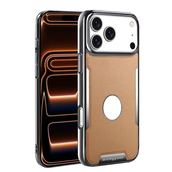 Funda para teléfono de policarbonato con textura de diamante antihuellas y piel vegana, For iPhone 17 Pro Max, For iPhone 15 Pro, For iPhone 15, For iPhone 14 Plus, For iPhone 14, For iPhone 14 Pro, For iPhone 14 Pro Max, For iPhone 13 Pro Max         ...