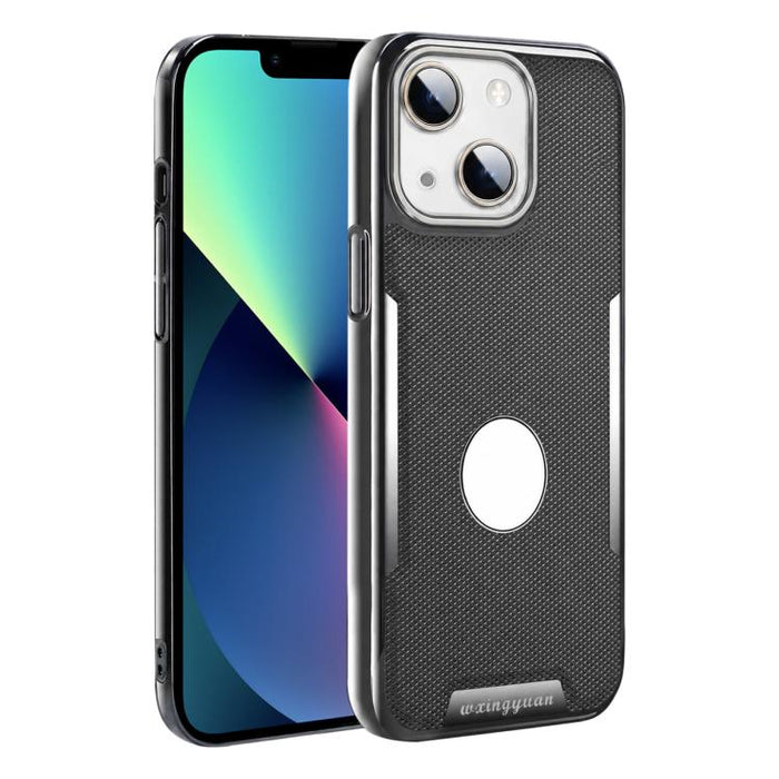 Funda para teléfono de policarbonato con textura de diamante antihuellas y piel vegana, For iPhone 17 Pro Max, For iPhone 15 Pro, For iPhone 15, For iPhone 14 Plus, For iPhone 14, For iPhone 14 Pro, For iPhone 14 Pro Max, For iPhone 13 Pro Max         ...