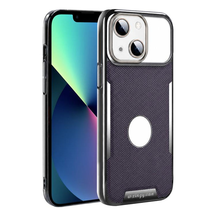 Funda para teléfono de policarbonato con textura de diamante antihuellas y piel vegana, For iPhone 17 Pro Max, For iPhone 15 Pro, For iPhone 15, For iPhone 14 Plus, For iPhone 14, For iPhone 14 Pro, For iPhone 14 Pro Max, For iPhone 13 Pro Max         ...