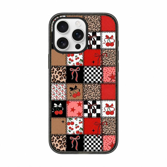 Funda de teléfono de acrílico TPU transparente con estampado de leopardo y lazo, For iPhone 12, For iPhone 12 Pro Max, For iPhone 12 Pro, For iPhone 11