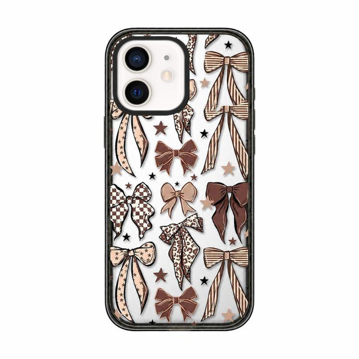 Funda de teléfono de acrílico TPU transparente con estampado de leopardo y lazo, For iPhone 12, For iPhone 12 Pro Max, For iPhone 12 Pro, For iPhone 11