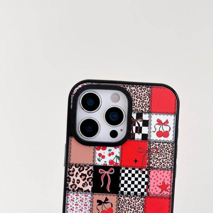 Funda de teléfono de acrílico TPU transparente con estampado de leopardo y lazo, For iPhone 12, For iPhone 12 Pro Max, For iPhone 12 Pro, For iPhone 11