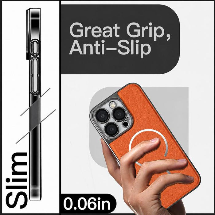 Funda para teléfono con anillo magnético galvanizado y carcasa de policarbonato y cuero vegano., For iPhone 12 Pro Max, For iPhone 12 Pro, For iPhone 11 Pro Max, For iPhone 11, For iPhone 11 Pro