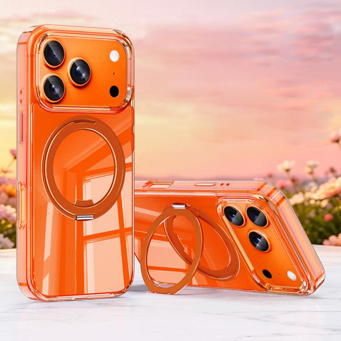 Funda para teléfono magnética con soporte giratorio de metal Jelly Air Bag a prueba de golpes de 360°, For iPhone 17 Pro Max, For iPhone 17 Pro, For iPhone 17, For iPhone 16 Pro Max, For iPhone 16 Pro
