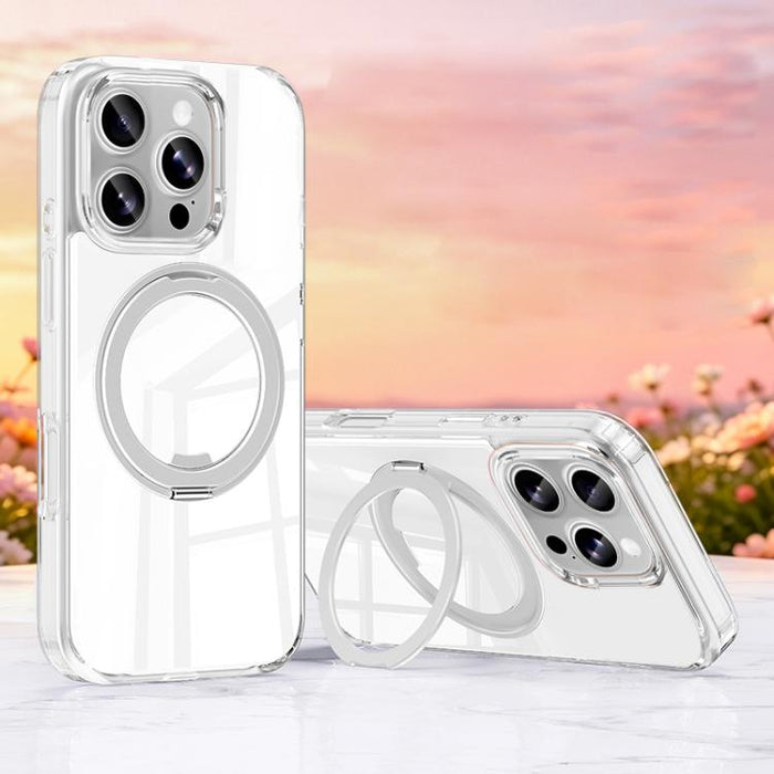 Funda para teléfono magnética con soporte giratorio de metal Jelly Air Bag a prueba de golpes de 360°, For iPhone 17 Pro Max, For iPhone 17 Pro, For iPhone 17, For iPhone 16 Pro Max, For iPhone 16 Pro