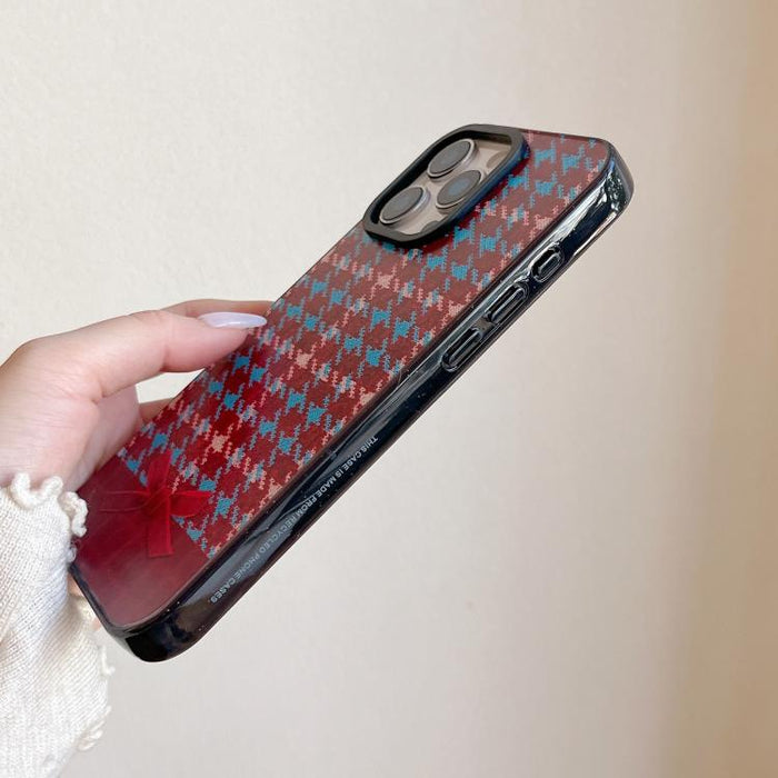 Funda para teléfono de TPU acrílica estampada con tejido vaquero, For iPhone 12, For iPhone 12 Pro Max, For iPhone 12 Pro, For iPhone 11
