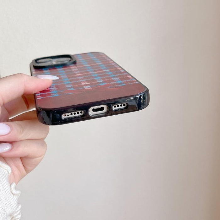 Funda para teléfono de TPU acrílica estampada con tejido vaquero, For iPhone 12, For iPhone 12 Pro Max, For iPhone 12 Pro, For iPhone 11
